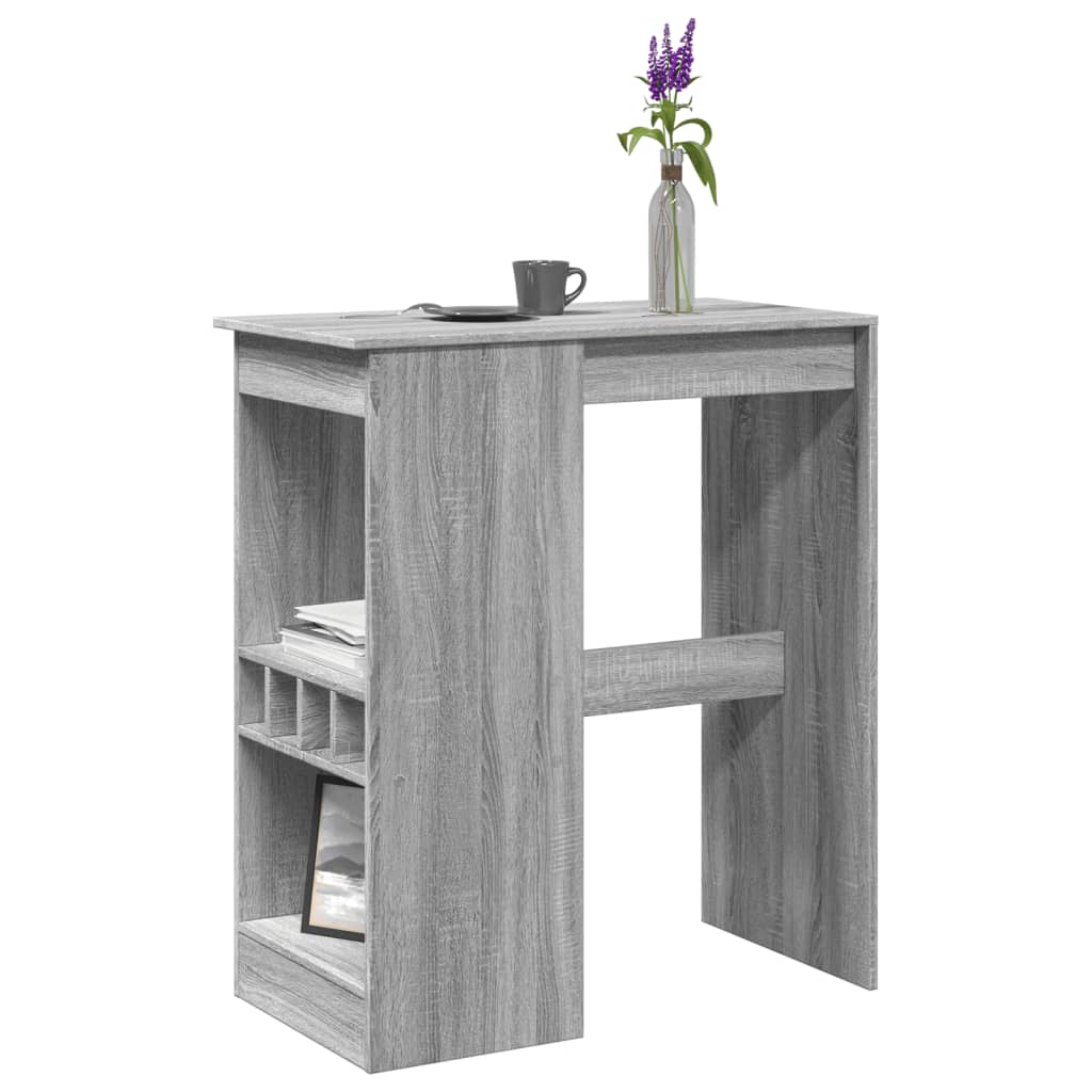 Τραπέζι Μπαρ Γκρι Sonoma 90x47,5x103,5 εκ. από Επεξεργ. Ξύλο