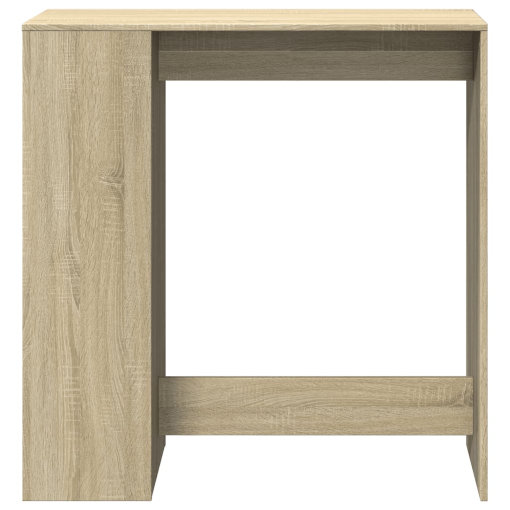 Τραπέζι Μπαρ με Ράγες Sonoma Δρυς 101x40x103,5 εκ Επεξεργ. Ξύλο