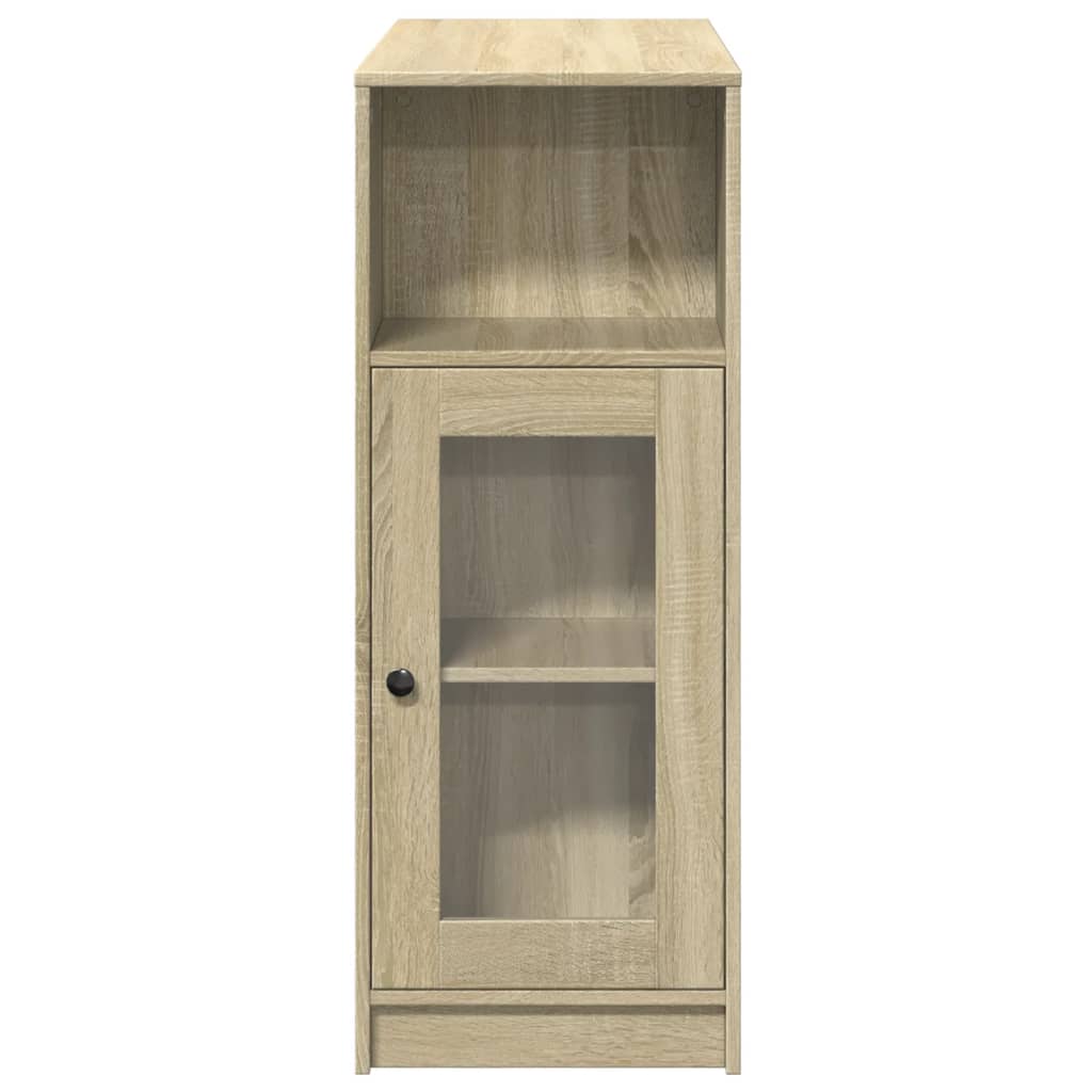 Τραπέζι Μπαρ με Ράγες Sonoma Δρυς 101x40x103,5 εκ Επεξεργ. Ξύλο