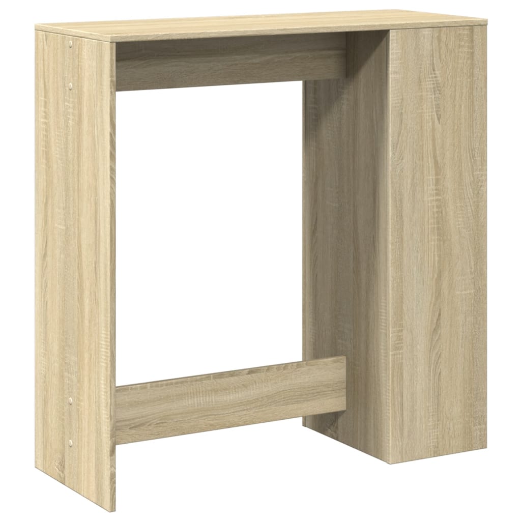 Τραπέζι Μπαρ με Ράγες Sonoma Δρυς 101x40x103,5 εκ Επεξεργ. Ξύλο