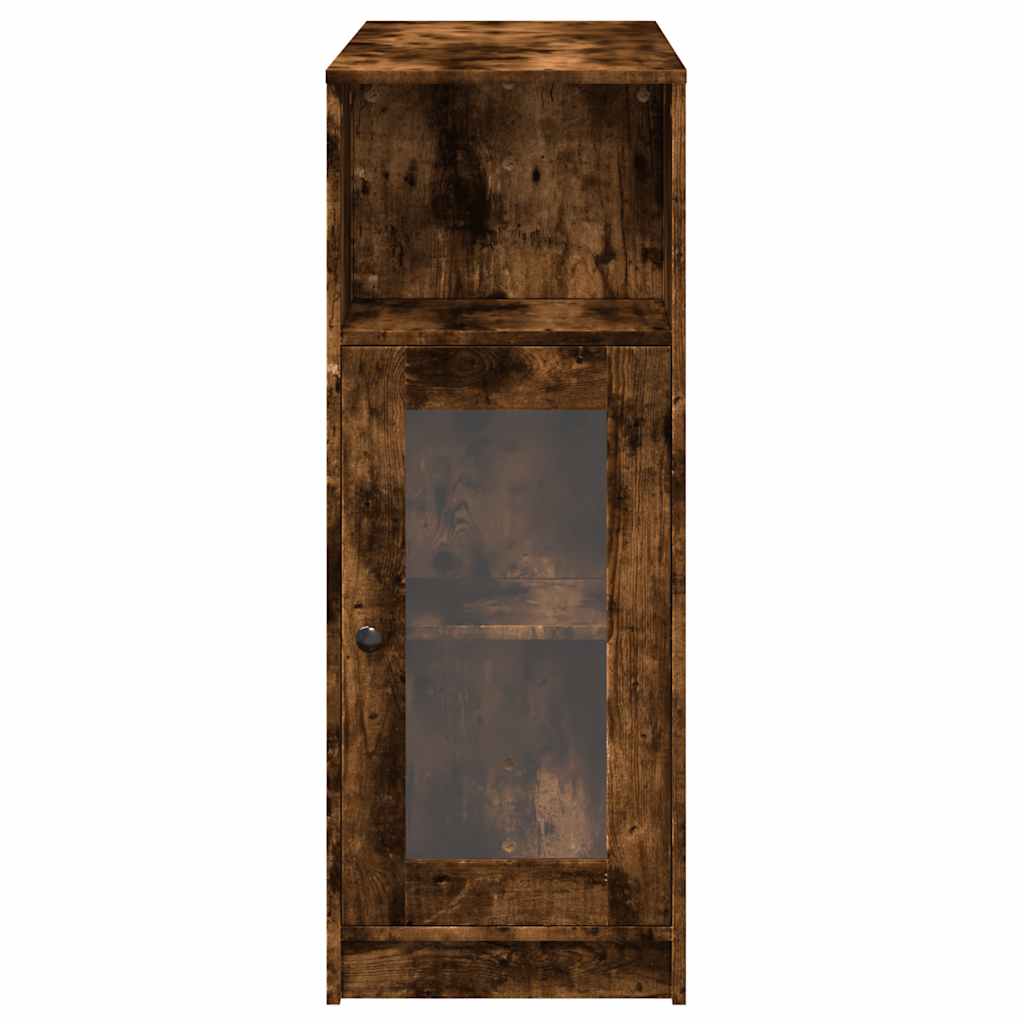 Τραπέζι Μπαρ με Ράφια Δρυς 101x40x103,5 εκ. Επεξεργ. Ξύλο