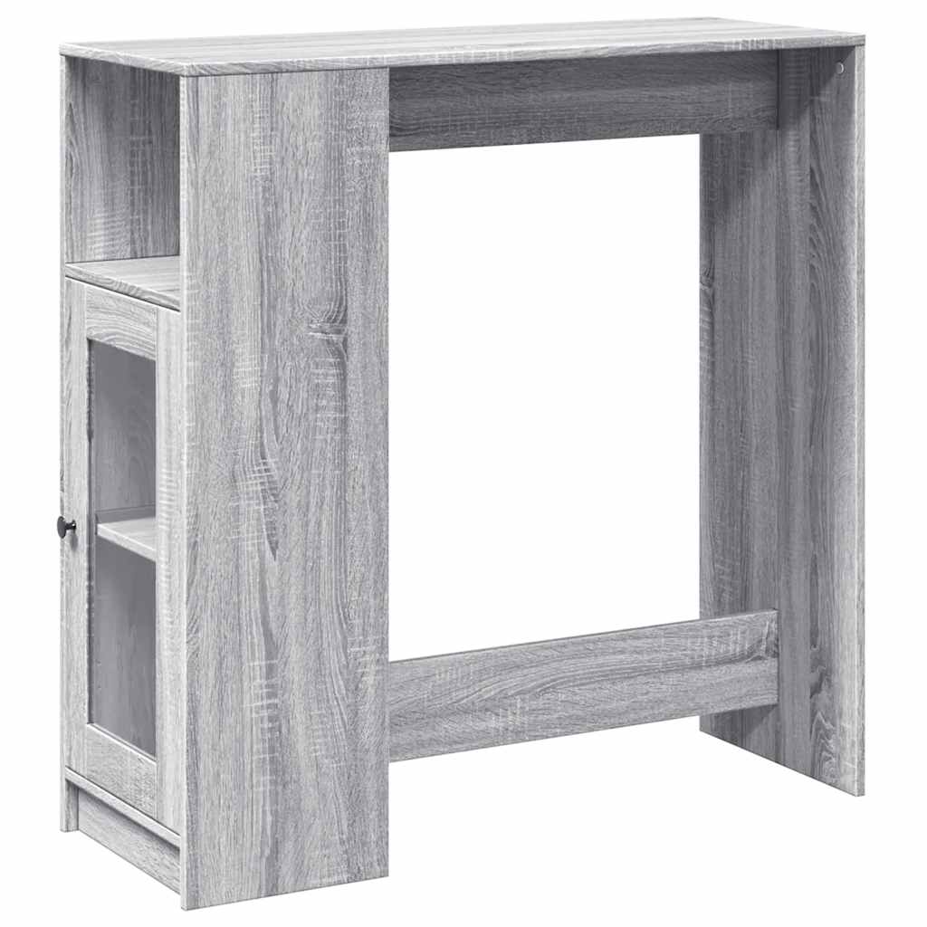 Τραπέζι Μπαρ Γκρι Sonoma 101x40x103,5 εκ. από Επεξεργ. Ξύλο