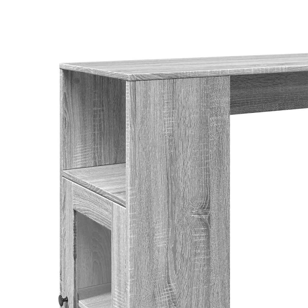 Τραπέζι Μπαρ Γκρι Sonoma 101x40x103,5 εκ. από Επεξεργ. Ξύλο