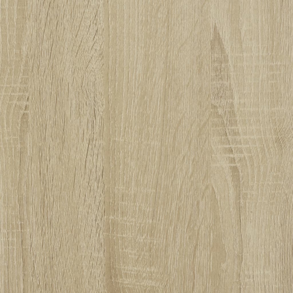 Τραπέζι Μπαρ με Ράγες Sonoma Δρυς 90x40x103,5 εκ Επεξεργ. Ξύλο