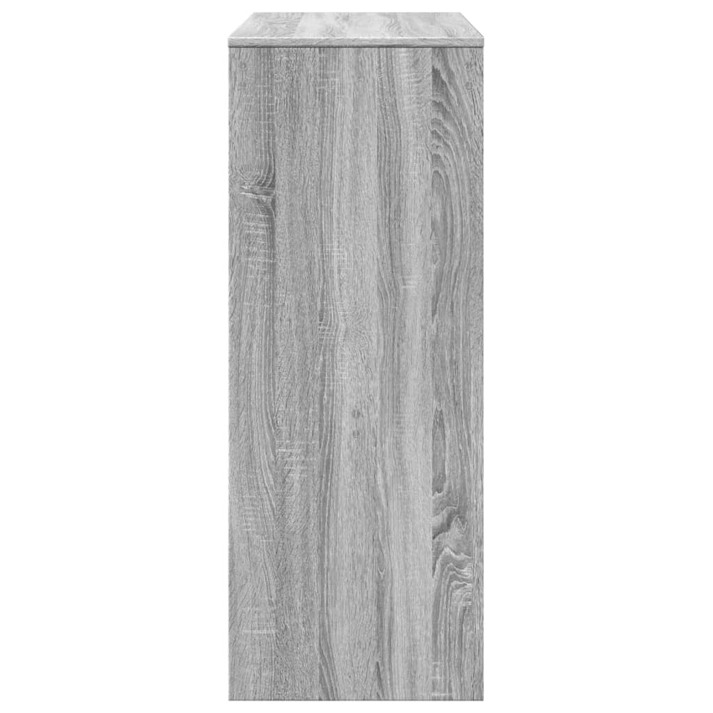 Τραπέζι Μπαρ Γκρι Sonoma 90x40x103,5 εκ. από Επεξεργ. Ξύλο