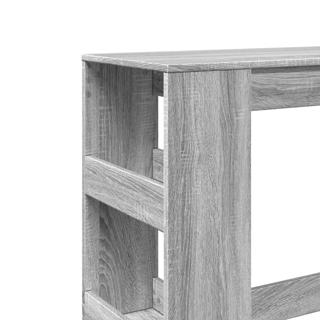 Τραπέζι Μπαρ Γκρι Sonoma 90x40x103,5 εκ. από Επεξεργ. Ξύλο