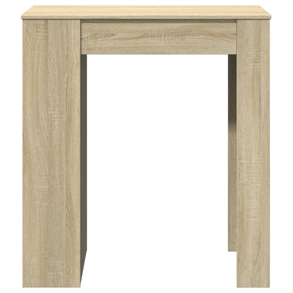 Τραπέζι Μπαρ με Ράγες Sonoma Δρυς 95x47x103,5 εκ Επεξεργ. Ξύλο