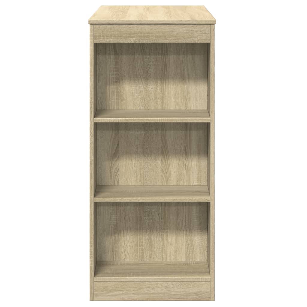 Τραπέζι Μπαρ με Ράγες Sonoma Δρυς 95x47x103,5 εκ Επεξεργ. Ξύλο