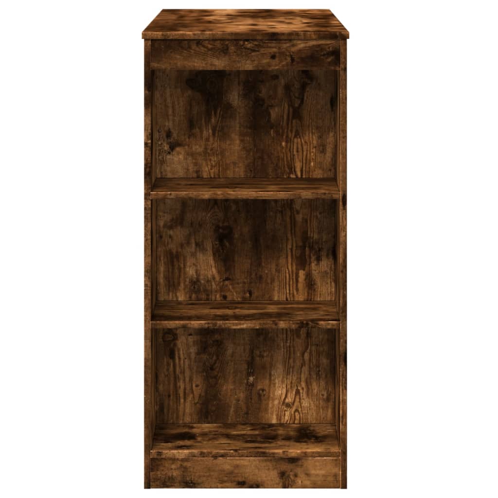 Τραπέζι Μπαρ με Ράφια Δρυς 95x47x103,5 εκ. Επεξεργ. Ξύλο