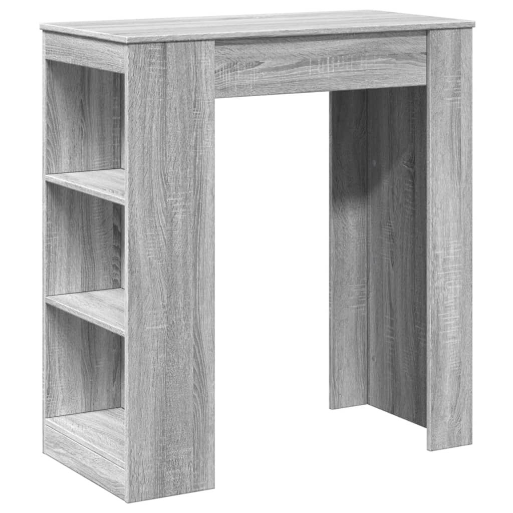 Τραπέζι Μπαρ Γκρι Sonoma 95x47x103,5 εκ. από Επεξεργ. Ξύλο