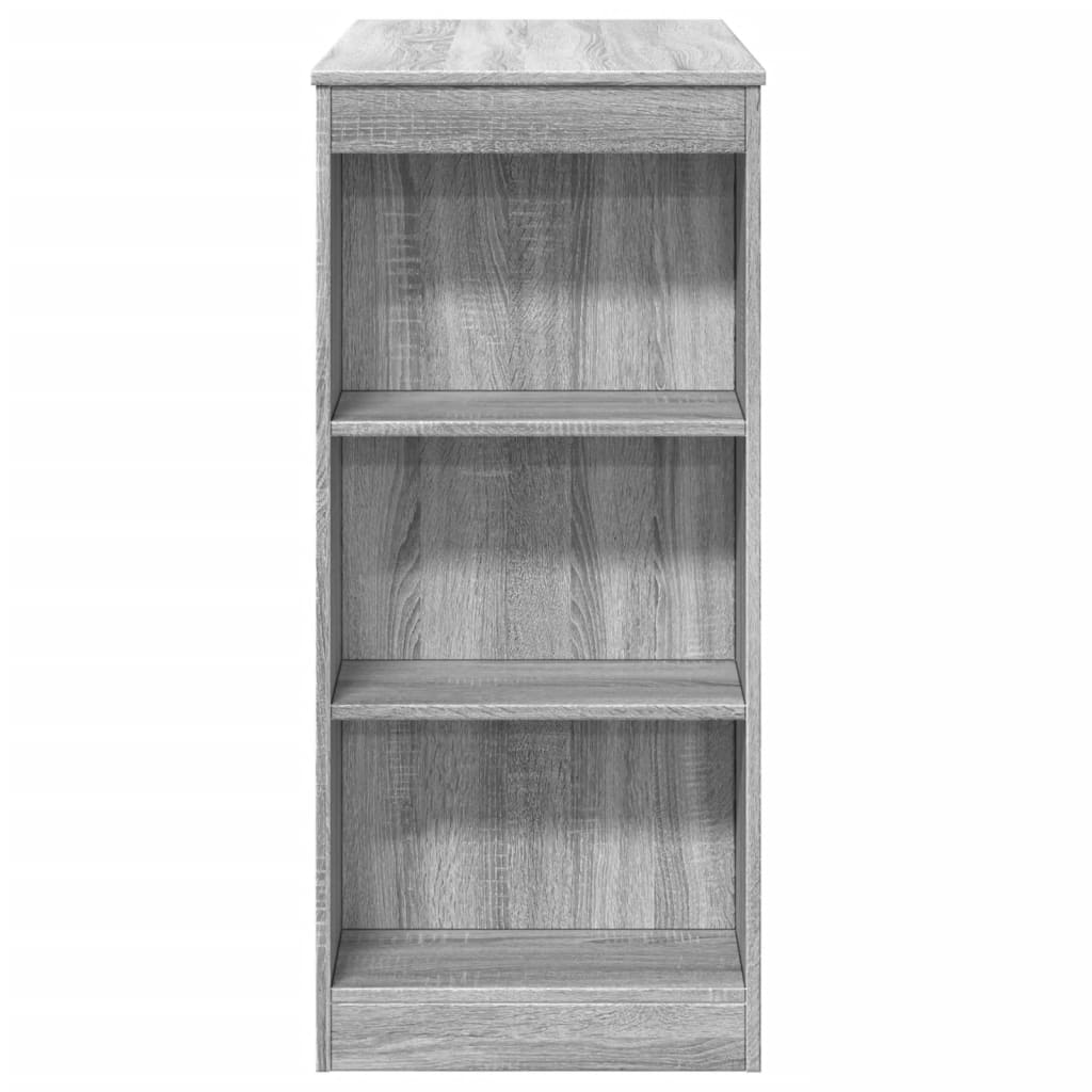 Τραπέζι Μπαρ Γκρι Sonoma 95x47x103,5 εκ. από Επεξεργ. Ξύλο
