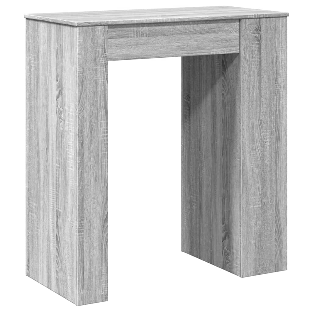 Τραπέζι Μπαρ Γκρι Sonoma 95x47x103,5 εκ. από Επεξεργ. Ξύλο