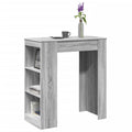 Τραπέζι Μπαρ Γκρι Sonoma 95x47x103,5 εκ. από Επεξεργ. Ξύλο