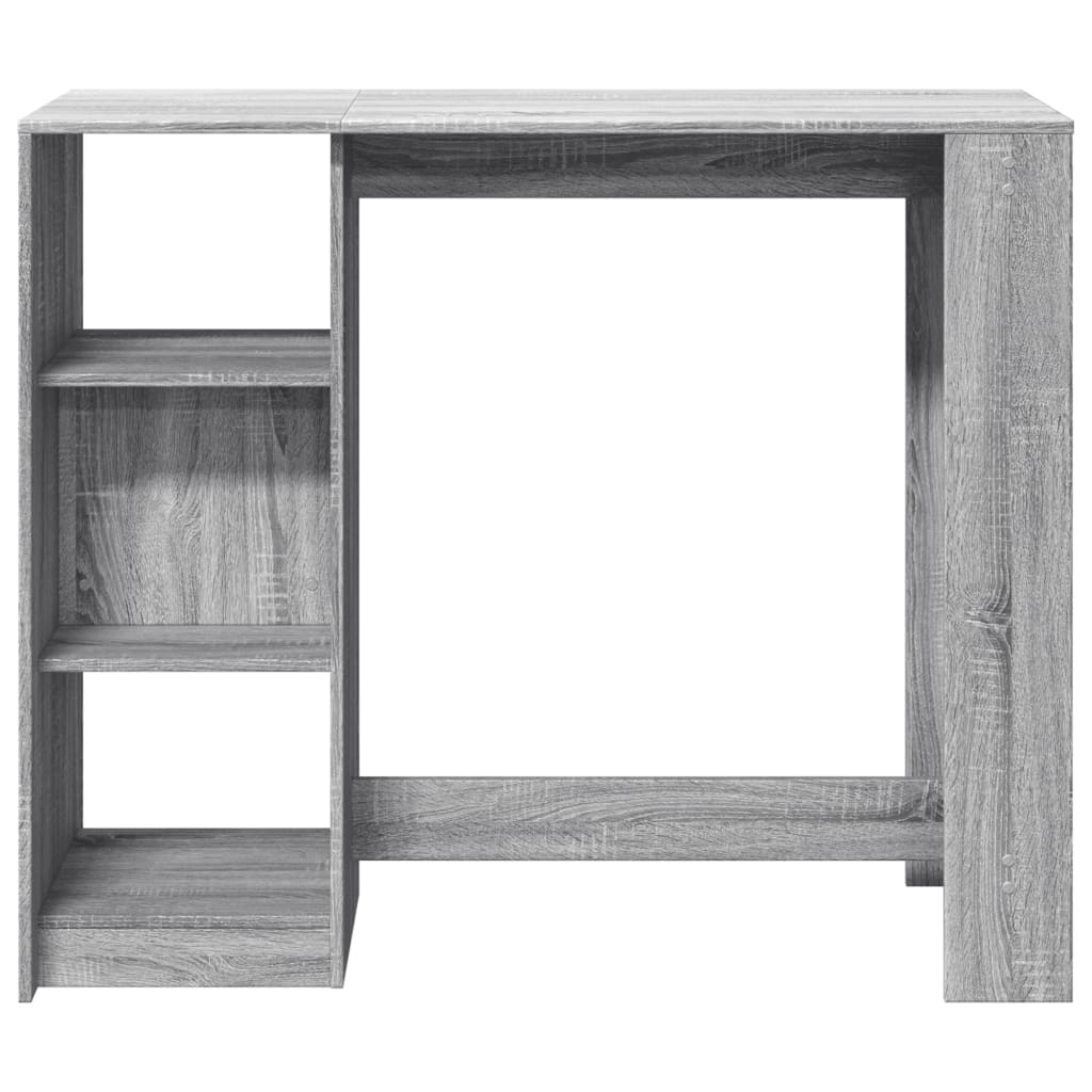 Τραπέζι Κονσόλα Γκρι Sonoma 124x46x103,5 εκ. από Επεξεργ. Ξύλο