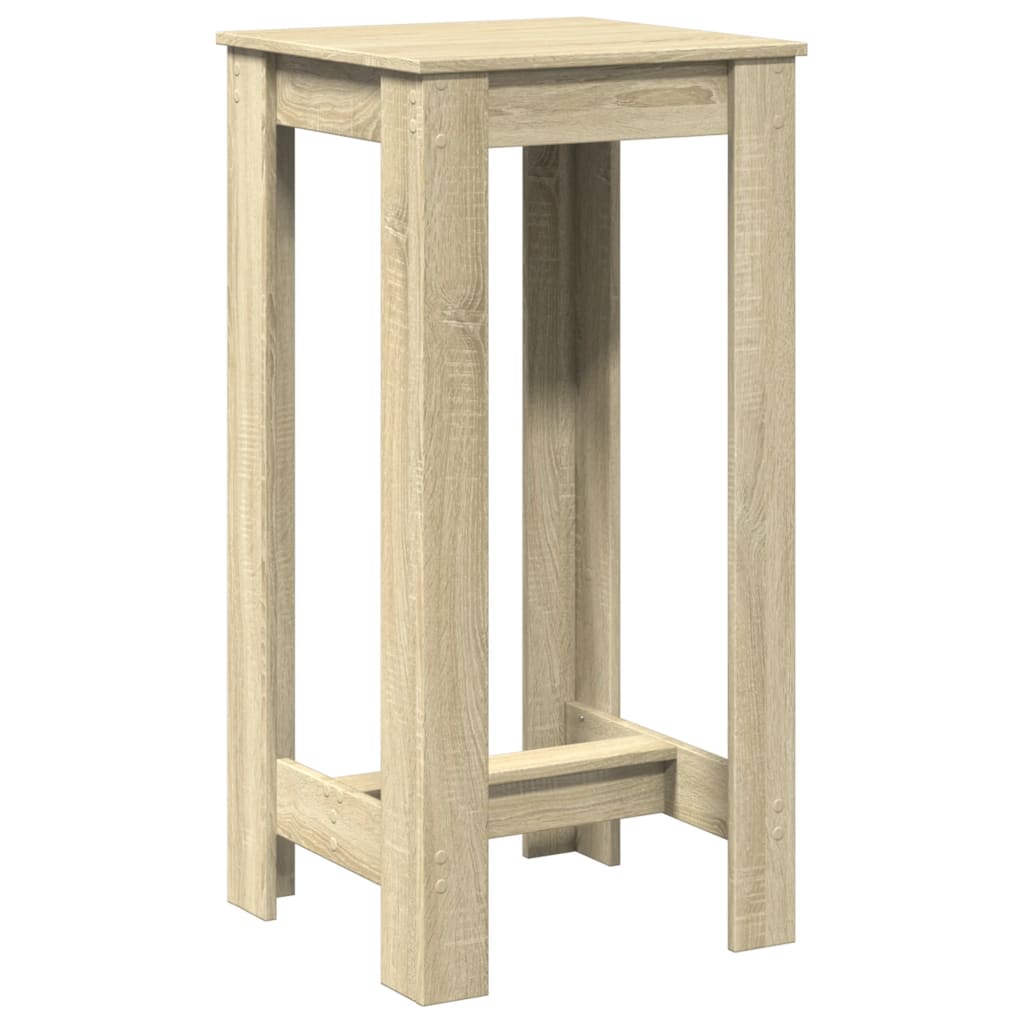 Τραπέζι Μπαρ Sonoma Δρυς 51x50x103,5 εκ. Επεξ. Ξύλο