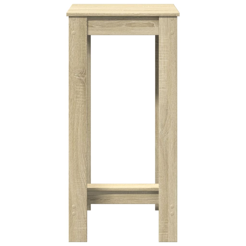 Τραπέζι Μπαρ Sonoma Δρυς 51x50x103,5 εκ. Επεξ. Ξύλο