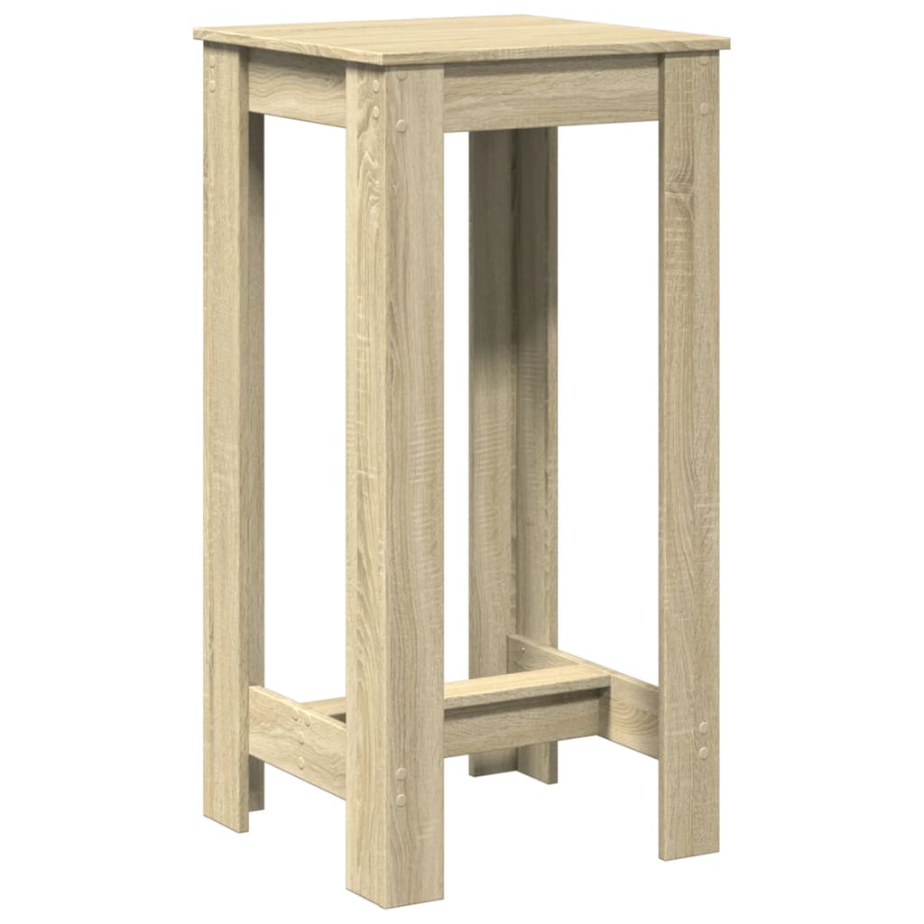 Τραπέζι Μπαρ Sonoma Δρυς 51x50x103,5 εκ. Επεξ. Ξύλο