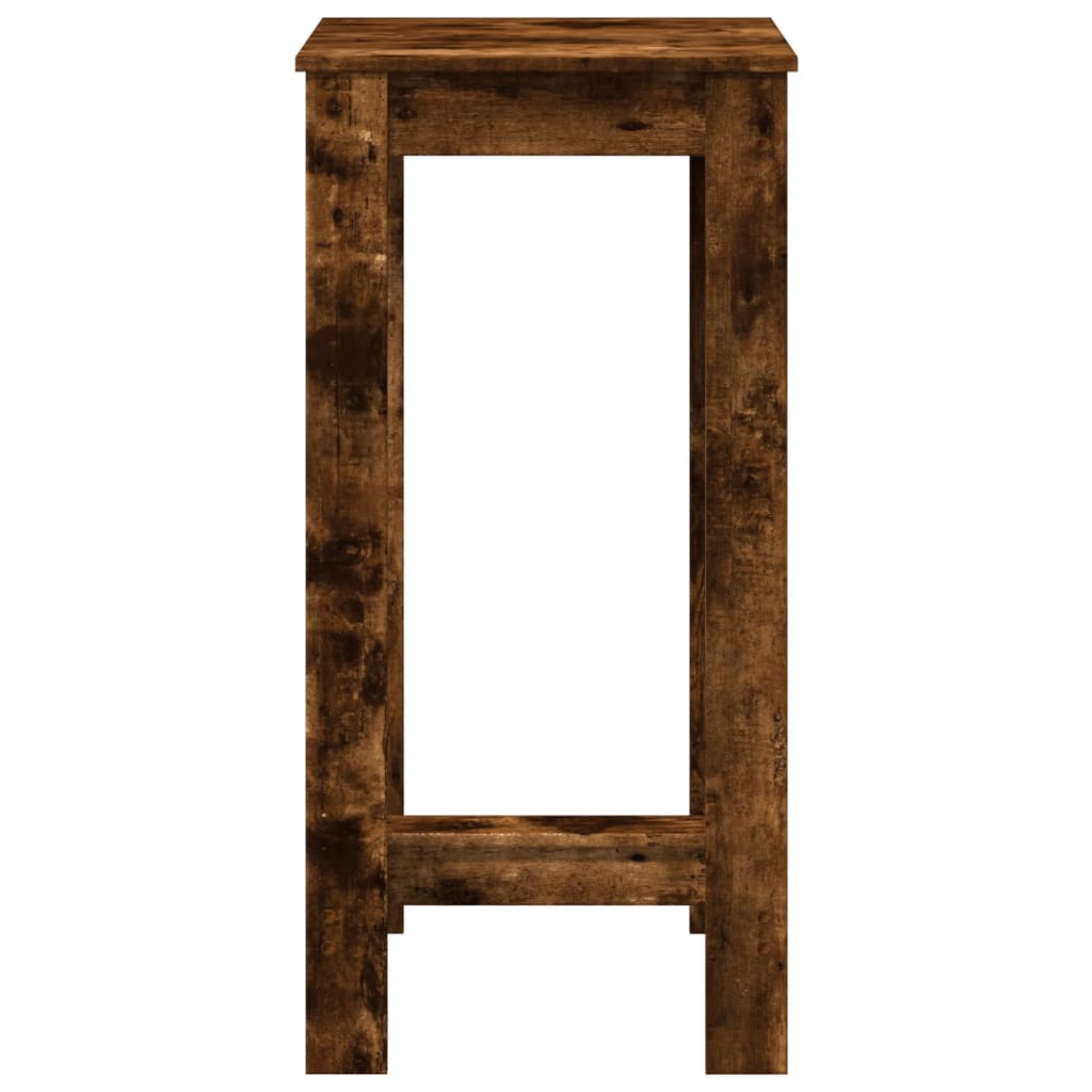 Τραπέζι Μπαρ Καπνιστή Δρυς 51x50x103,5 εκ. Επεξ. Ξύλο