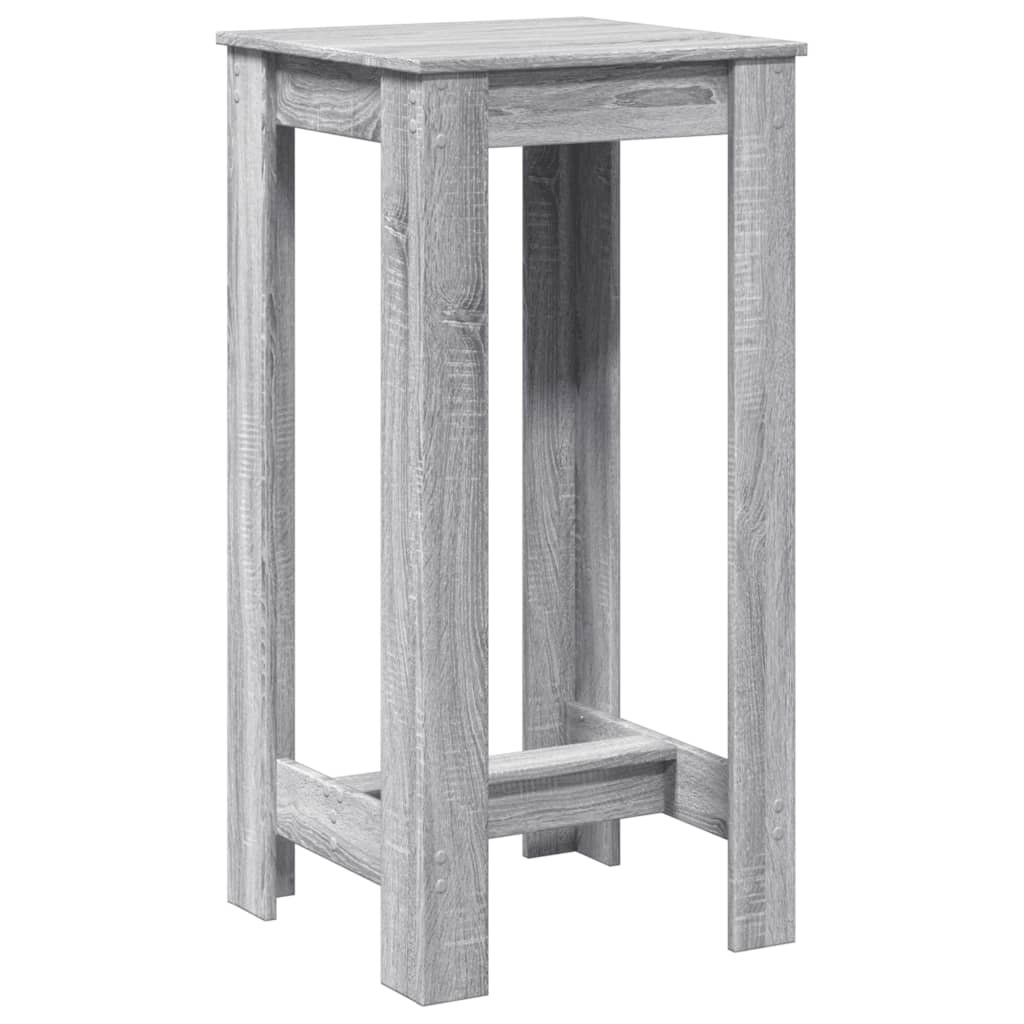Τραπέζι Κονσόλα Γκρι Sonoma 51x50x103,5 εκ. από Επεξεργ. Ξύλο