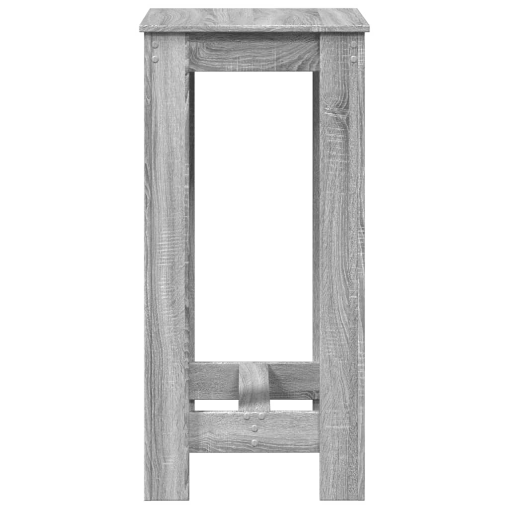 Τραπέζι Κονσόλα Γκρι Sonoma 51x50x103,5 εκ. από Επεξεργ. Ξύλο