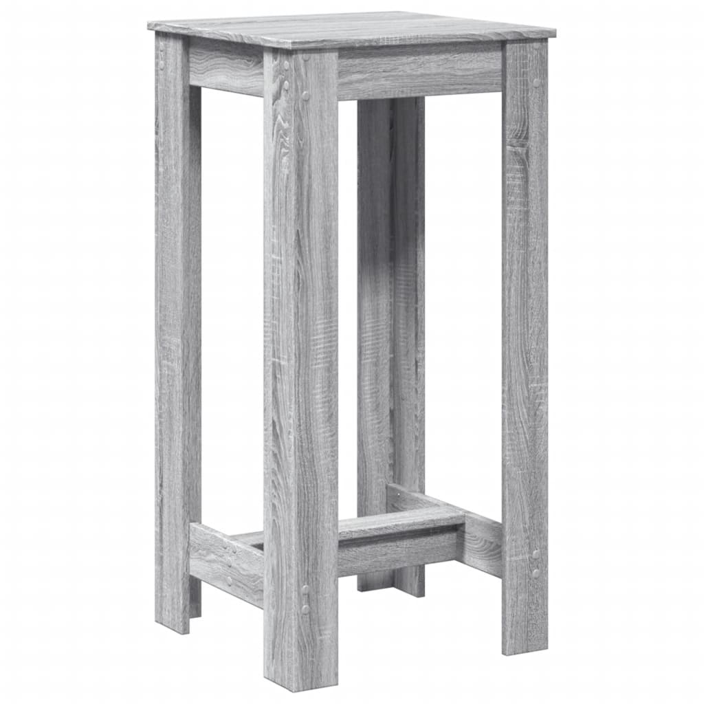 Τραπέζι Κονσόλα Γκρι Sonoma 51x50x103,5 εκ. από Επεξεργ. Ξύλο