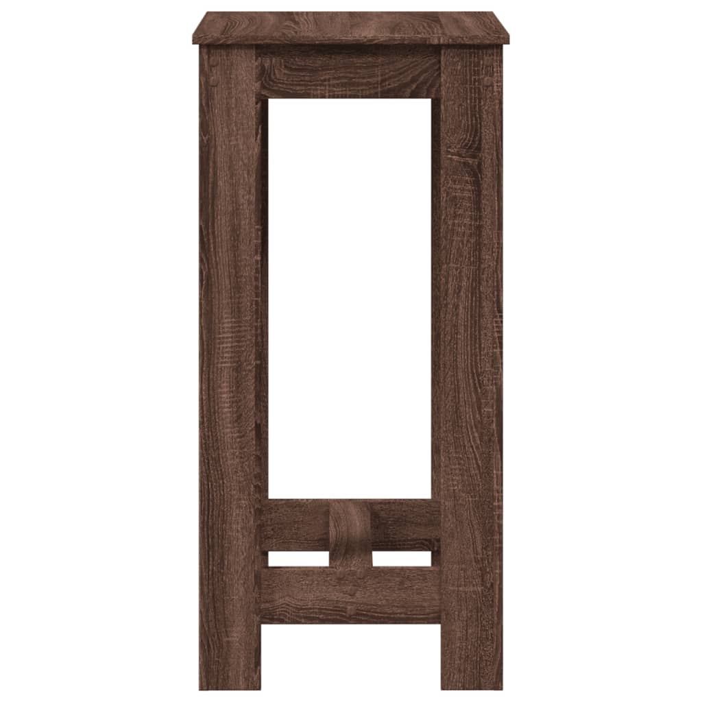 Τραπέζι Μπαρ Καφέ Δρυς 51x50x103,5 εκ. Επεξ. Ξύλο
