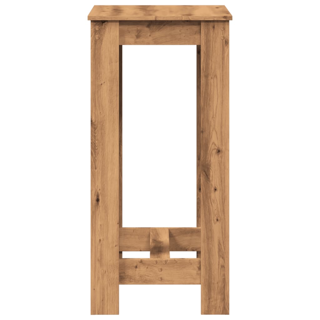 Τραπέζι Μπαρ Αρτισιανή Δρυς 51x50x103,5 εκ. Επεξ. Ξύλο
