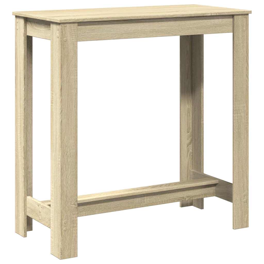 Τραπέζι Μπαρ Sonoma Δρυς 102x50x103,5εκ. Επεξεργ. Ξύλο