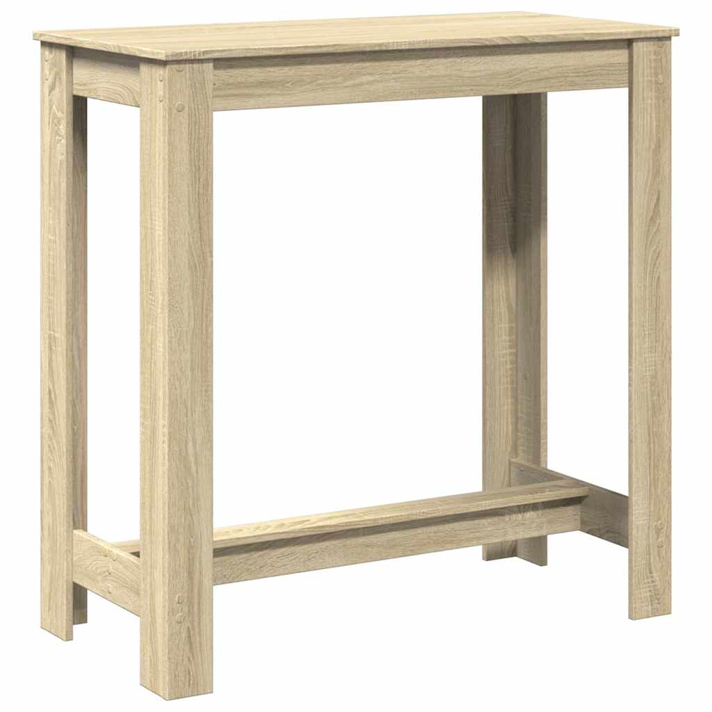 Τραπέζι Μπαρ Sonoma Δρυς 102x50x103,5εκ. Επεξεργ. Ξύλο