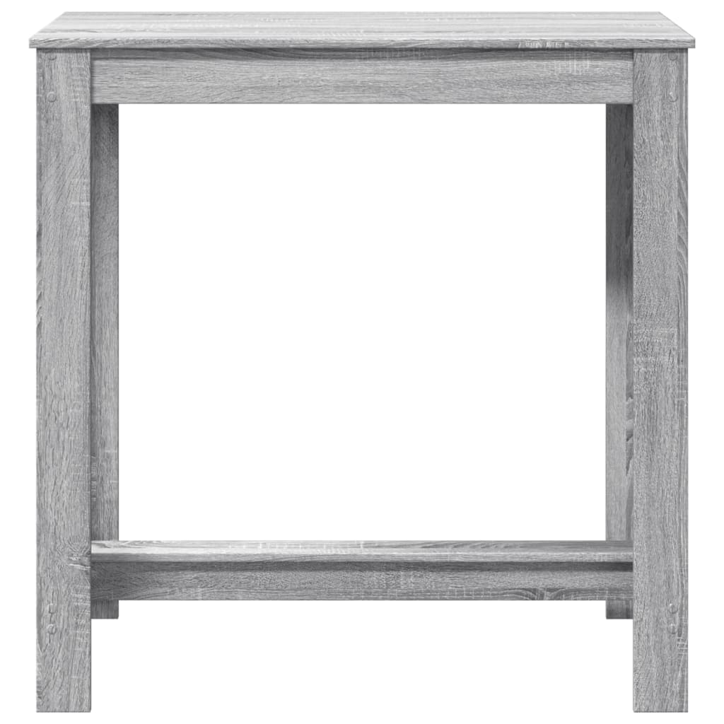 Τραπέζι Μπαρ Γκρι Sonoma 102x50x103,5εκ. Επεξεργ. Ξύλο