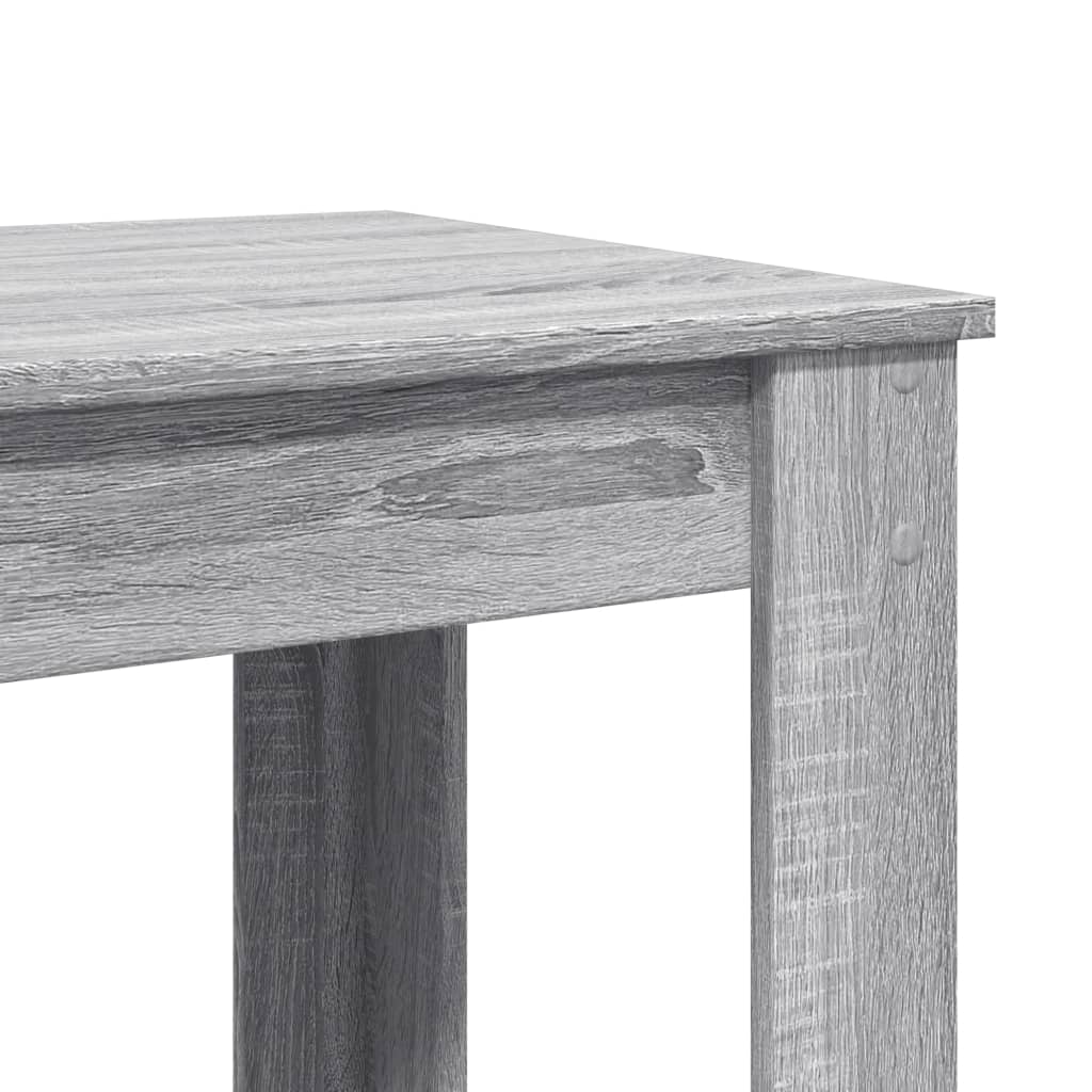 Τραπέζι Μπαρ Γκρι Sonoma 102x50x103,5εκ. Επεξεργ. Ξύλο