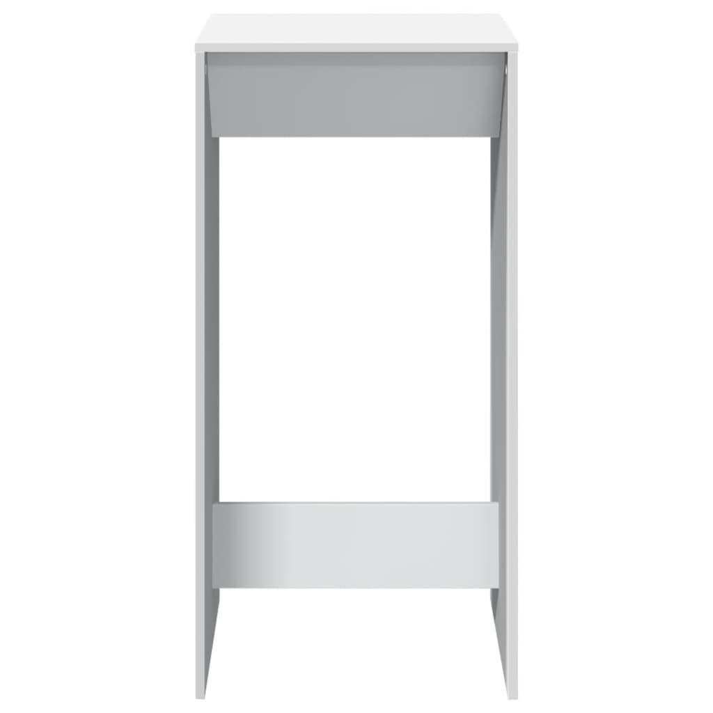 Τραπέζι Μπαρ Λευκό 51x50x103,5 εκ. Επεξ. Ξύλο