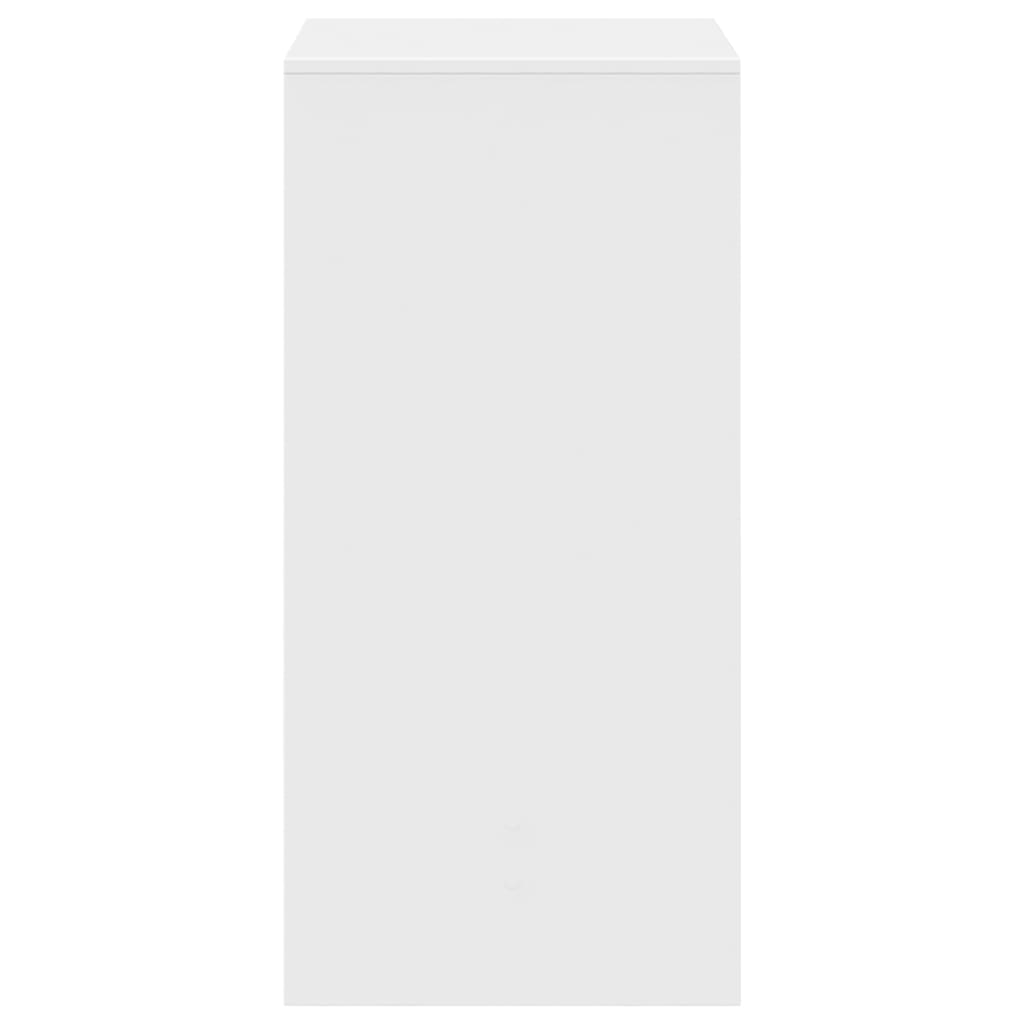 Τραπέζι Μπαρ Λευκό 51x50x103,5 εκ. Επεξ. Ξύλο