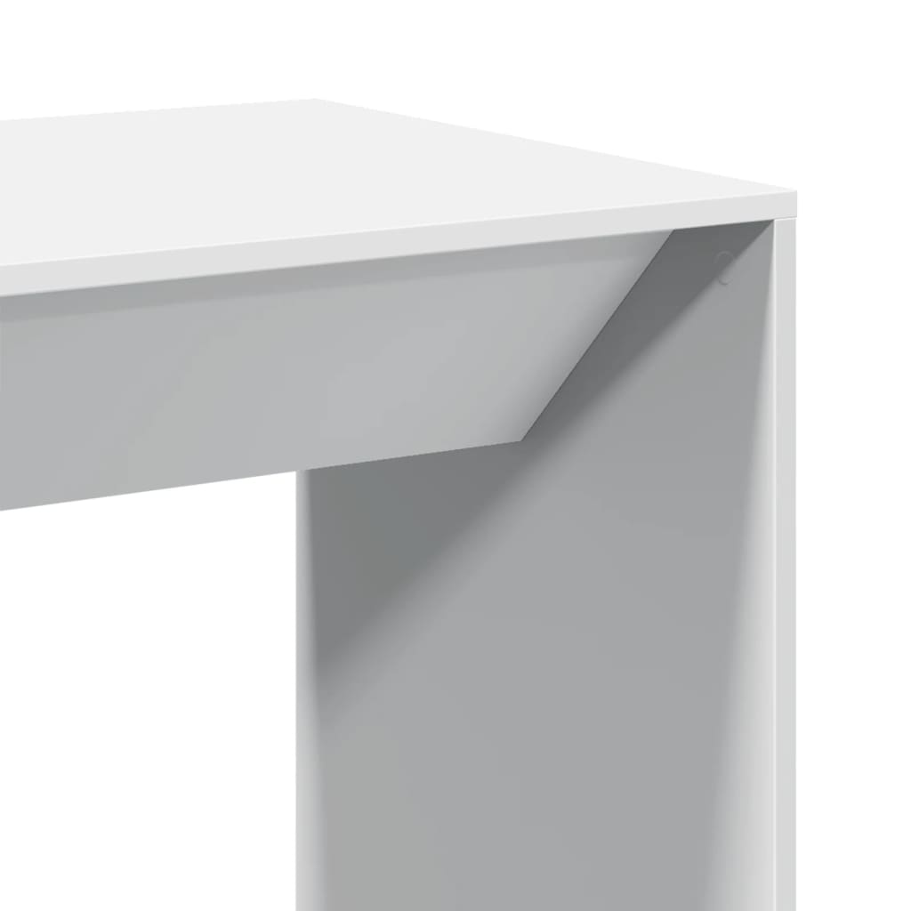 Τραπέζι Μπαρ Λευκό 51x50x103,5 εκ. Επεξ. Ξύλο