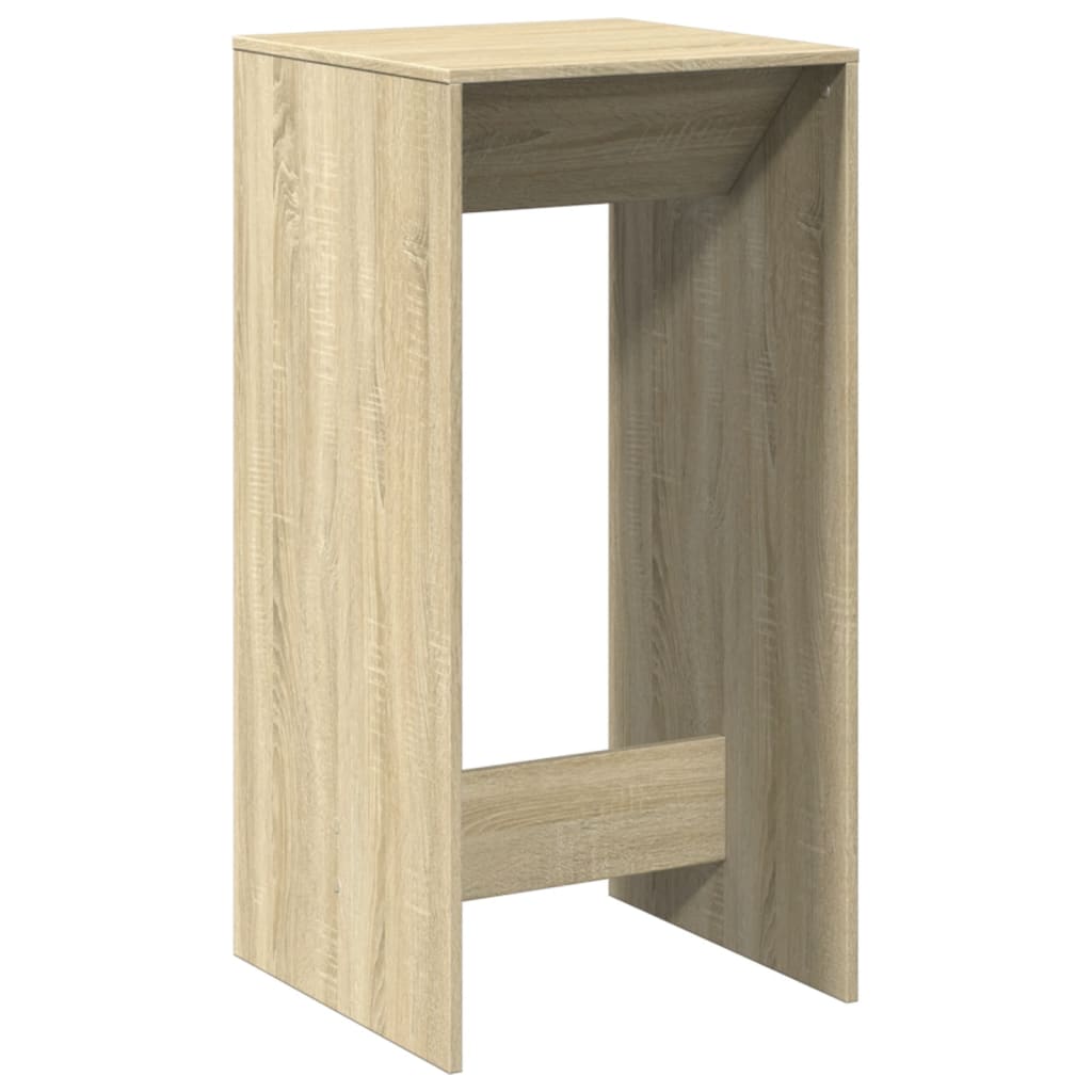 Τραπέζι Μπαρ Sonoma Δρυς 51x50x103,5 εκ. Επεξ. Ξύλο