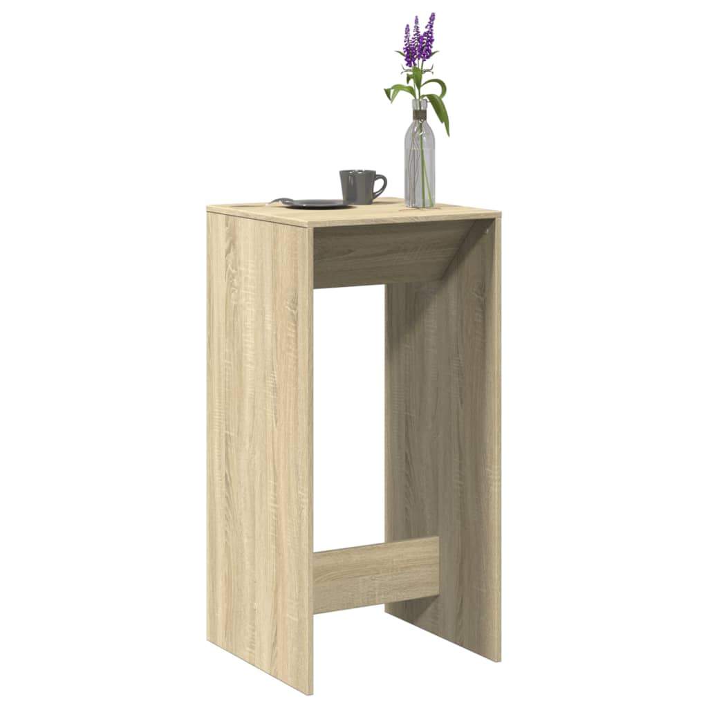 Τραπέζι Μπαρ Sonoma Δρυς 51x50x103,5 εκ. Επεξ. Ξύλο