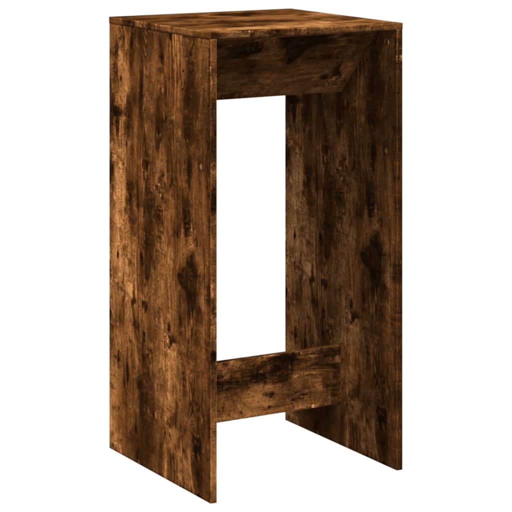 Τραπέζι Μπαρ Καπνιστή Δρυς 51x50x103,5 εκ. Επεξ. Ξύλο