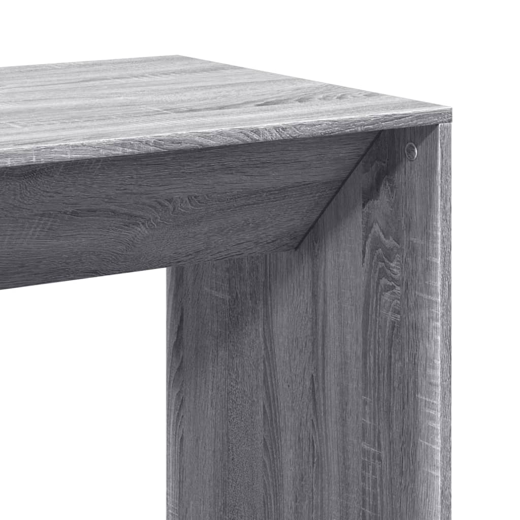 Τραπέζι Κονσόλα Γκρι Sonoma 51x50x103,5 εκ. από Επεξεργ. Ξύλο