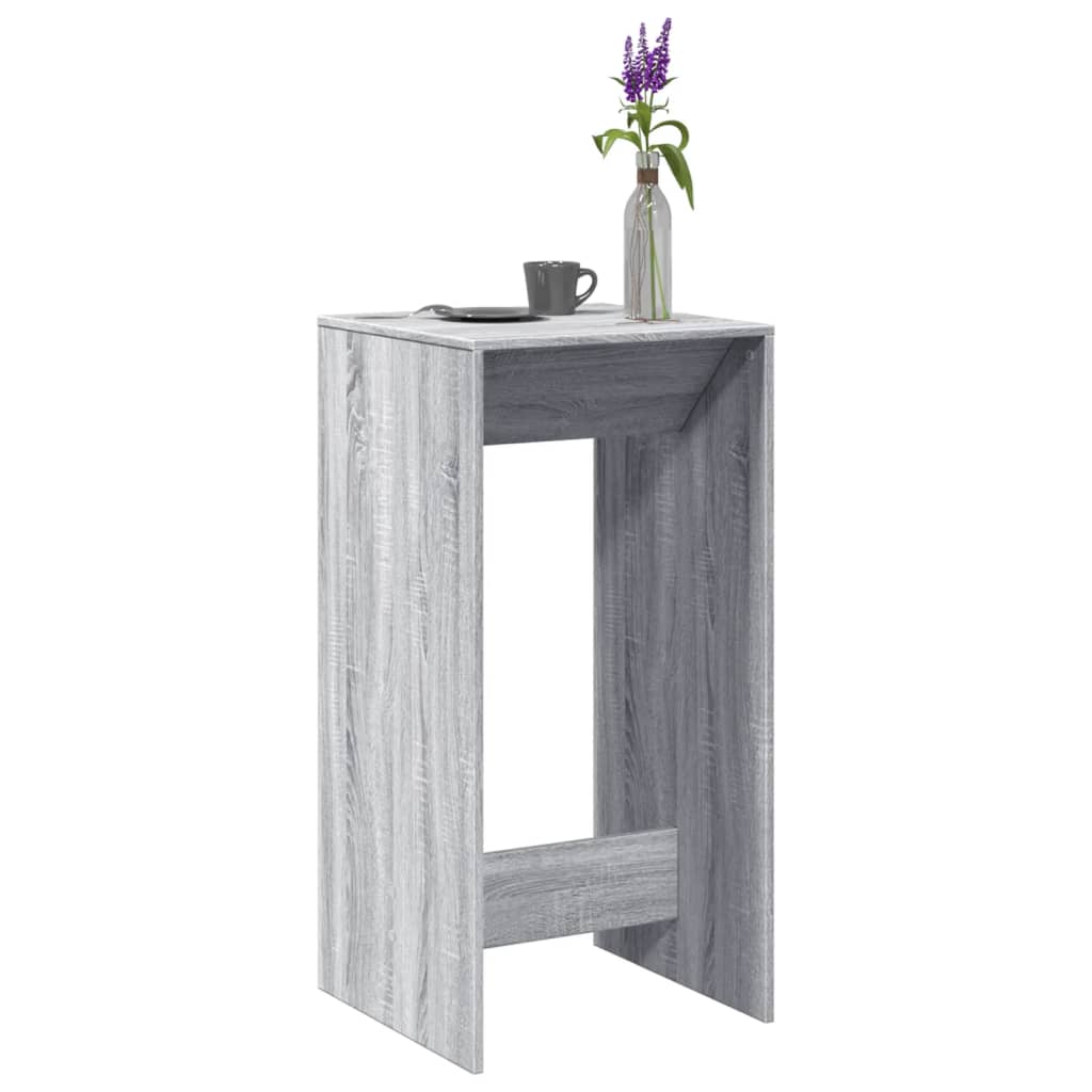 Τραπέζι Κονσόλα Γκρι Sonoma 51x50x103,5 εκ. από Επεξεργ. Ξύλο