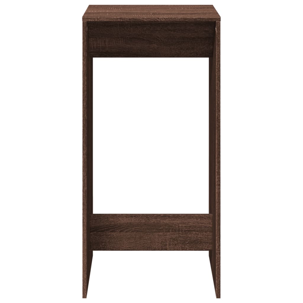 Τραπέζι Μπαρ Καφέ Δρυς 51x50x103,5 εκ. Επεξ. Ξύλο