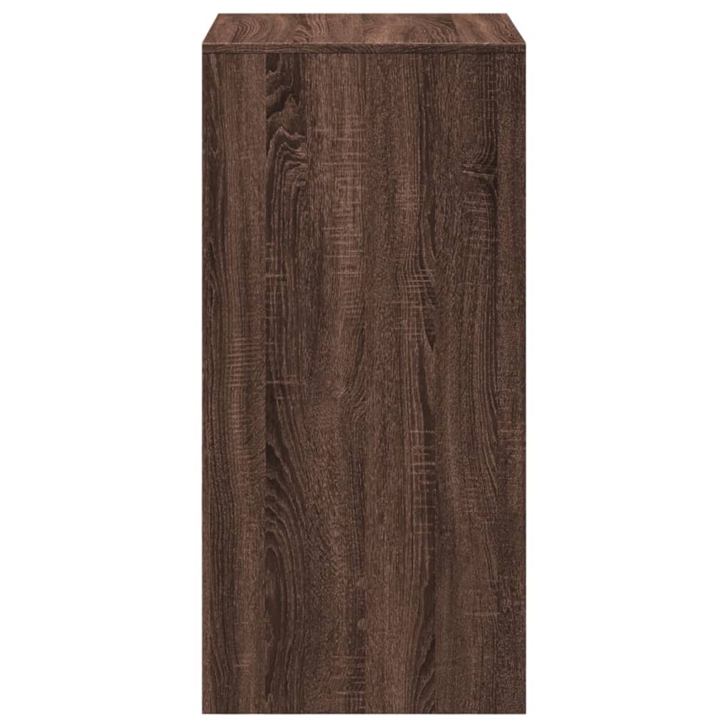 Τραπέζι Μπαρ Καφέ Δρυς 51x50x103,5 εκ. Επεξ. Ξύλο