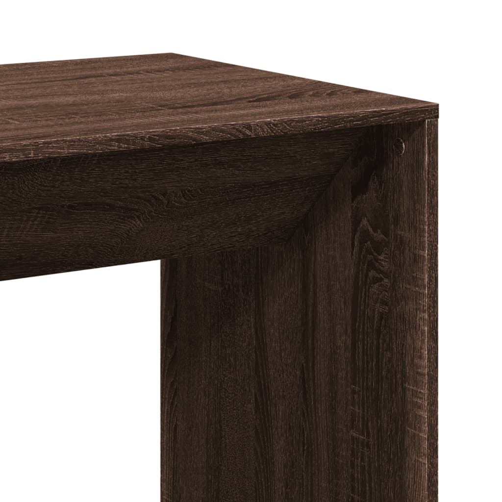 Τραπέζι Μπαρ Καφέ Δρυς 51x50x103,5 εκ. Επεξ. Ξύλο