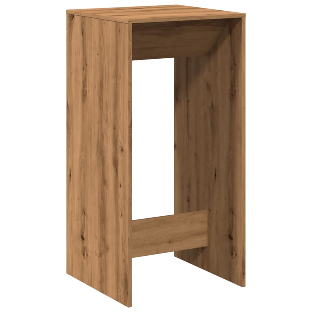 Τραπέζι Μπαρ Αρτισιανή Δρυς 51x50x103,5 εκ. Επεξ. Ξύλο