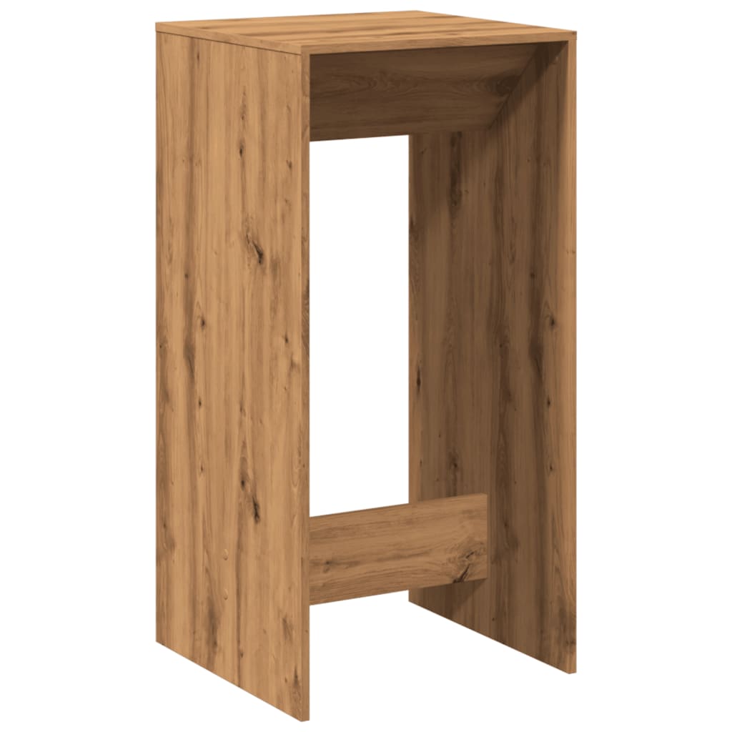 Τραπέζι Μπαρ Αρτισιανή Δρυς 51x50x103,5 εκ. Επεξ. Ξύλο