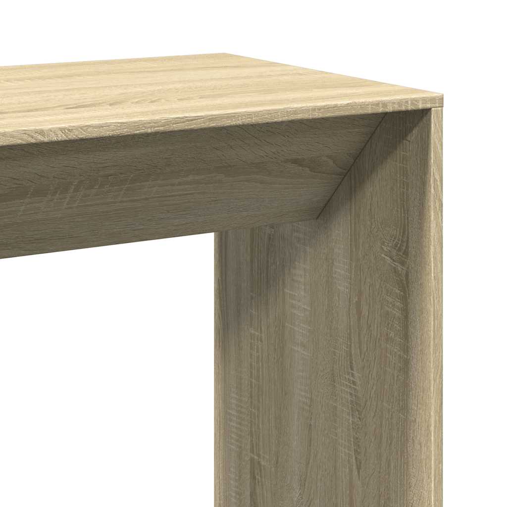 Τραπέζι Μπαρ Sonoma Δρυς 102x50x103,5εκ. Επεξεργ. Ξύλο