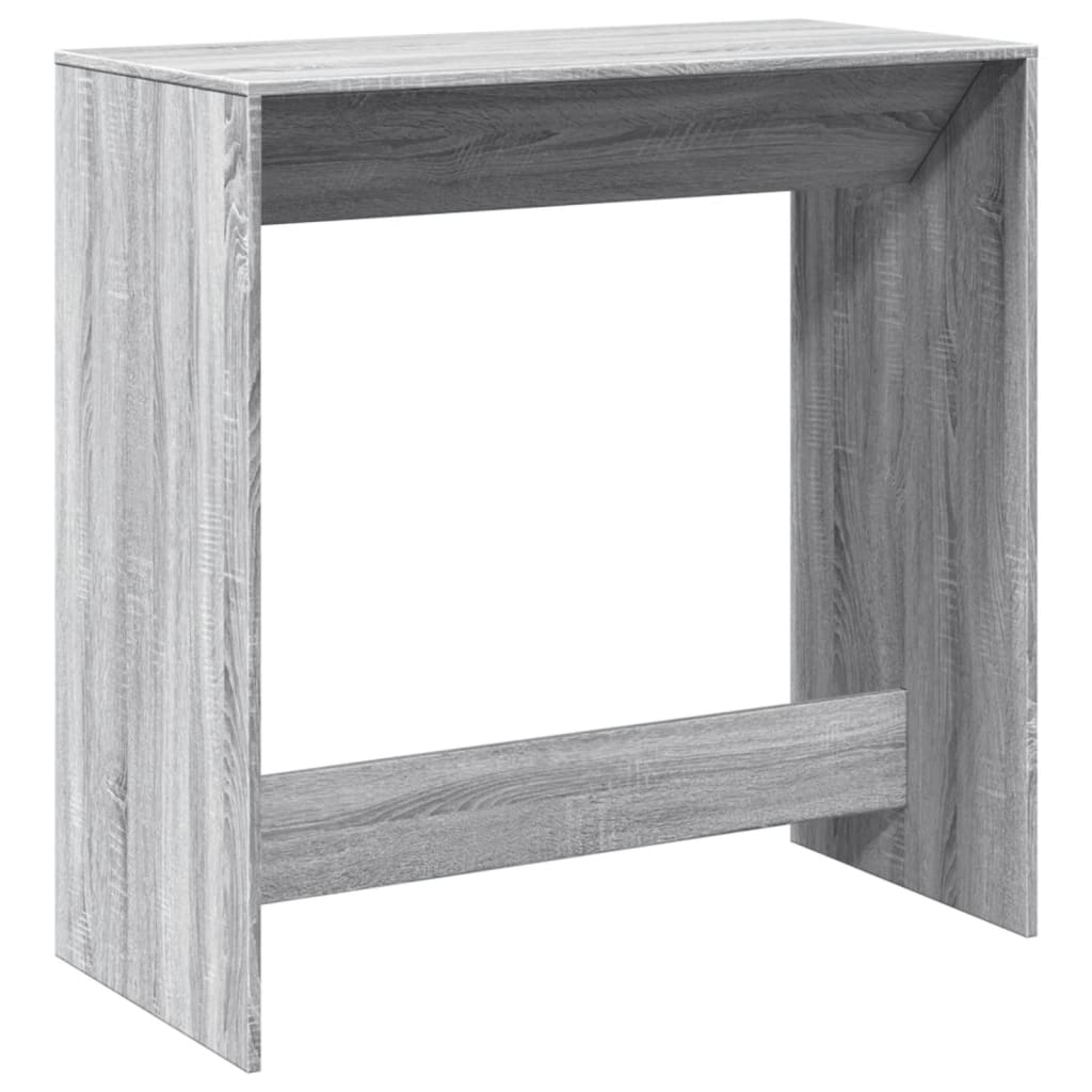 Τραπέζι Μπαρ Γκρι Sonoma 102x50x103,5εκ. Επεξεργ. Ξύλο