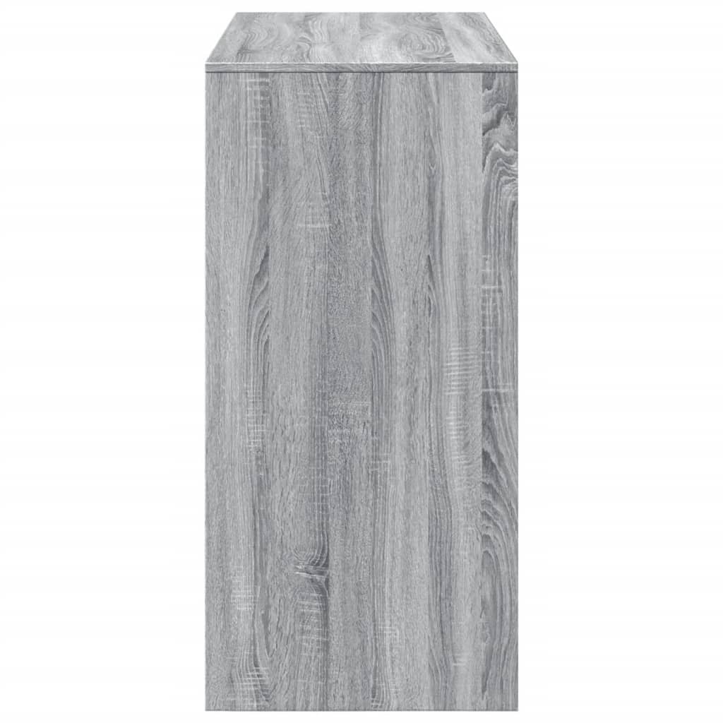 Τραπέζι Μπαρ Γκρι Sonoma 102x50x103,5εκ. Επεξεργ. Ξύλο