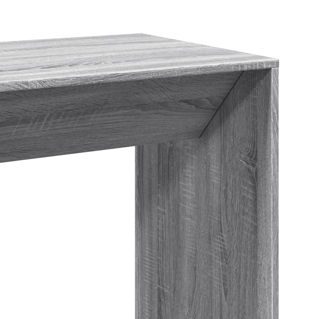 Τραπέζι Μπαρ Γκρι Sonoma 102x50x103,5εκ. Επεξεργ. Ξύλο