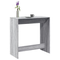 Τραπέζι Μπαρ Γκρι Sonoma 102x50x103,5εκ. Επεξεργ. Ξύλο