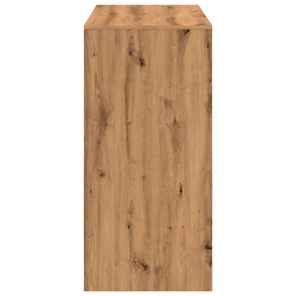 Τραπέζι Μπαρ Αρτισιανή Δρυς 102x50x103,5 εκ. Επεξ. Ξύλο